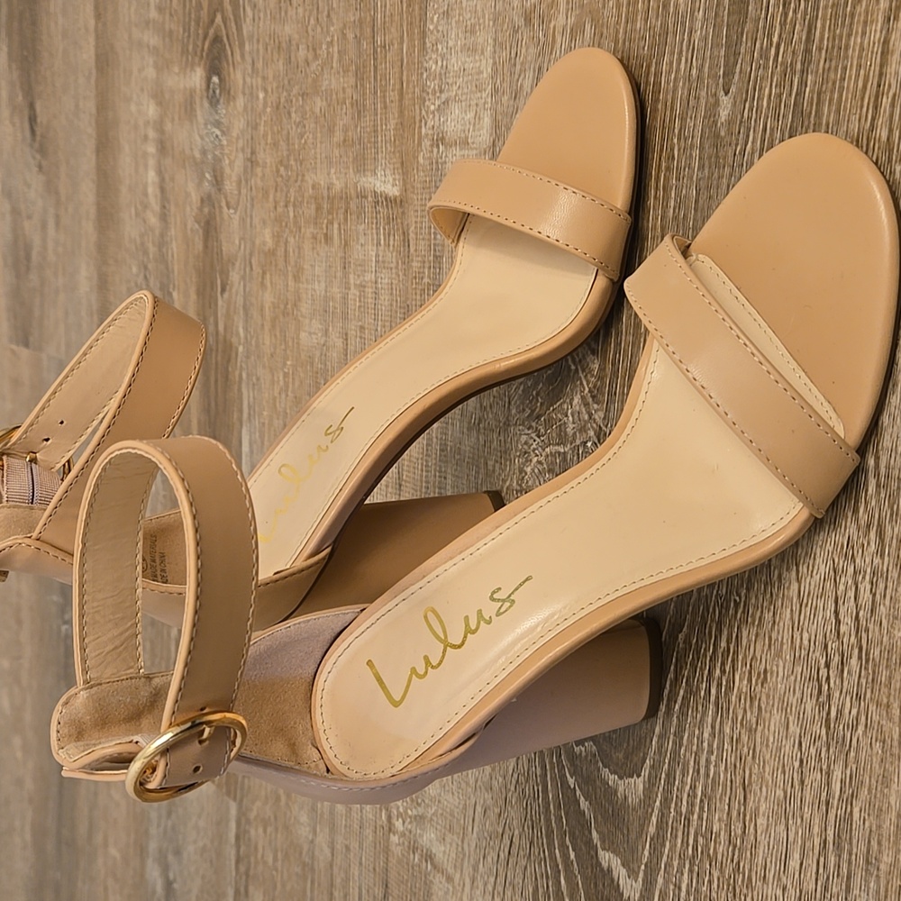 Lulus Ankle Strap Chunky Heel